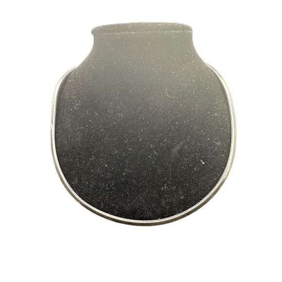 Sterling silver 925 choker slide necklace with hook clasp retro - Picture 3 of 6